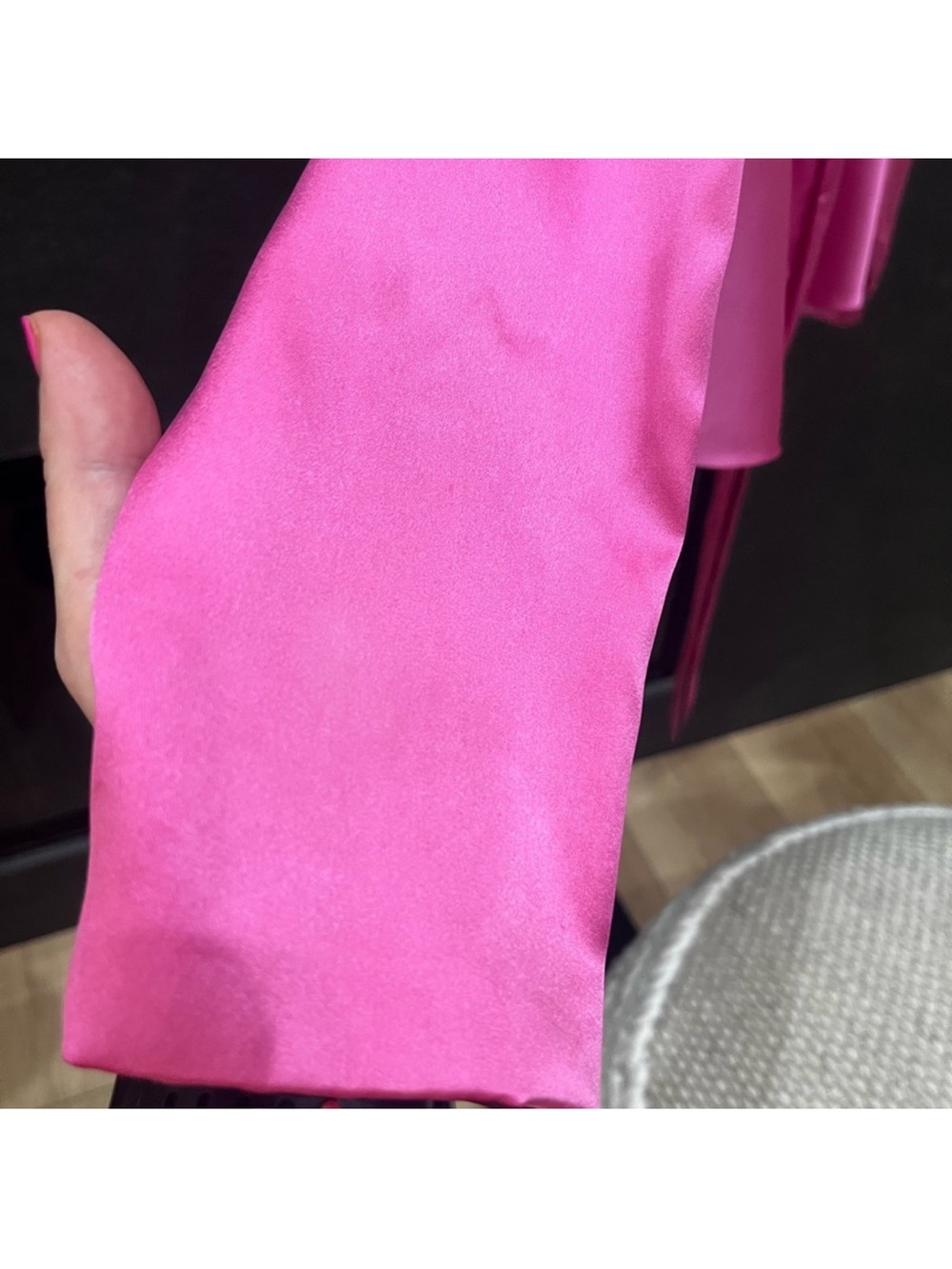 Cynthia Rowley Hot Pink silk Blouse - Picture 11 of 14